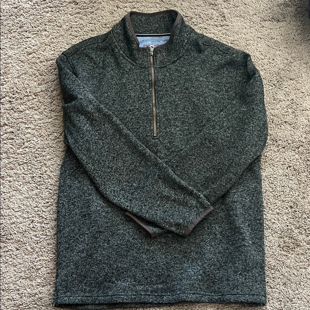 Weatherproof Men's Charcoal Zip-Up Sweater